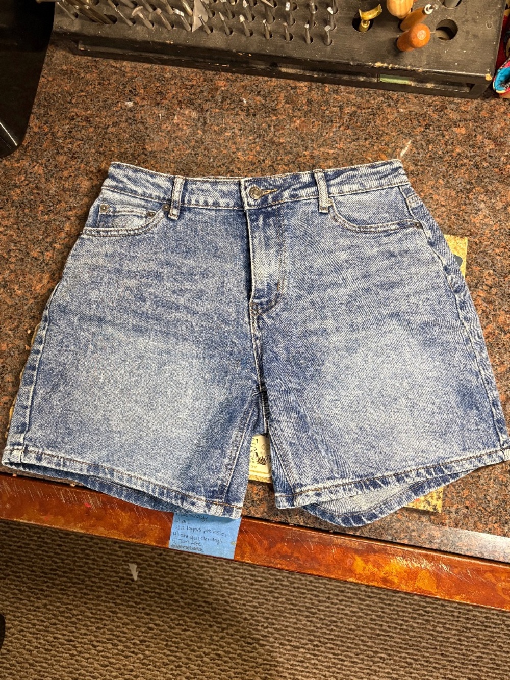 Project Rebel Long Mom Shorts